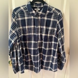 Croft & Barrow flannel plaid shirt size XL